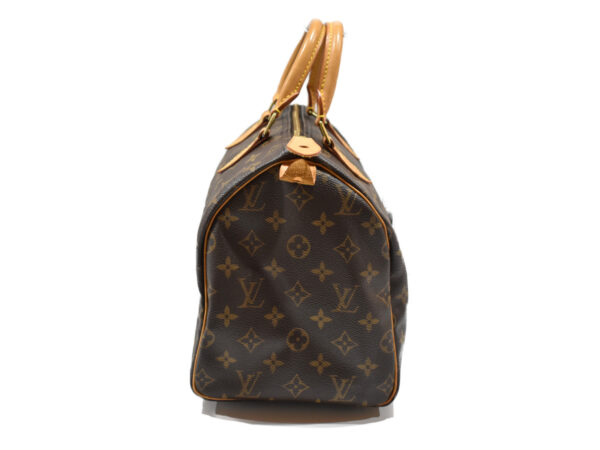 imgrc0082373061 Louis Vuitton Speedy 30 Monogram Canvas Handbag Brown