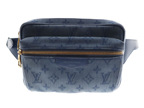 imgrc0082440356 Louis Vuitton Bum Bag Outdoor Monogram Denim Blue Blue