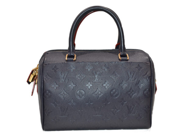 imgrc0082581978 Louis Vuitton Speedy Bandouliere 25 2WAY Empreinte Leather Navy