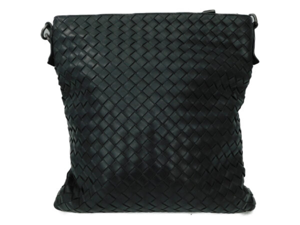 imgrc0082626871 Bottega Veneta Intrecciato Messenger Bag Leather Black