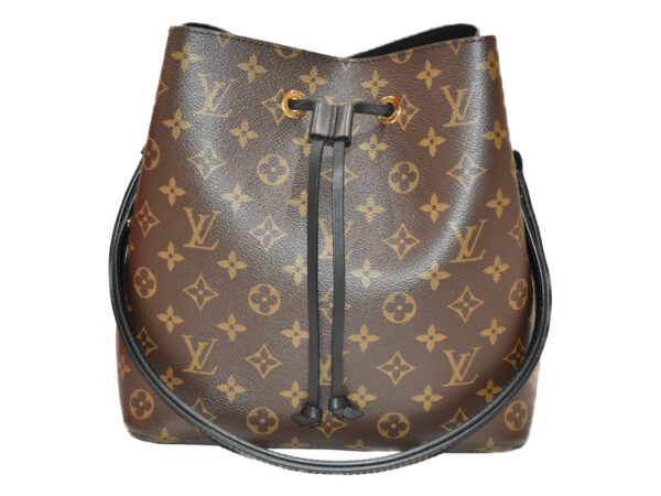 imgrc0082636621 Louis Vuitton Neo Noe Monogram Canvas Drawstring Shoulder Bag Brown