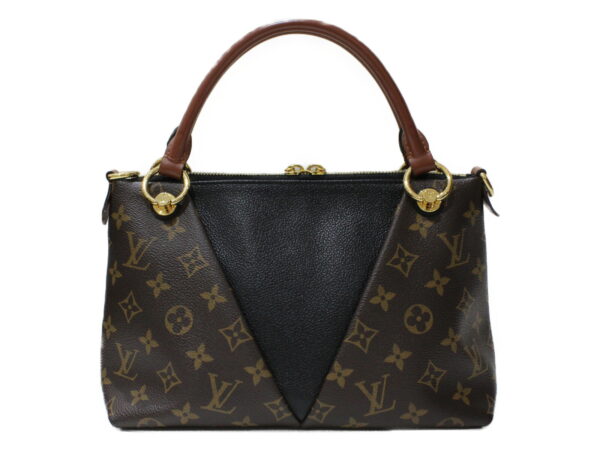 imgrc0082699396 Louis Vuitton V Tote BB Monogram Handbag Noir Black