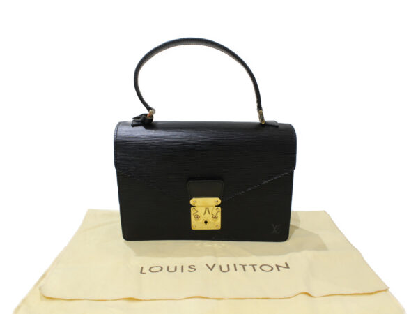 imgrc0082718068 Louis Vuitton Concorde Epi Handbag Noir Black