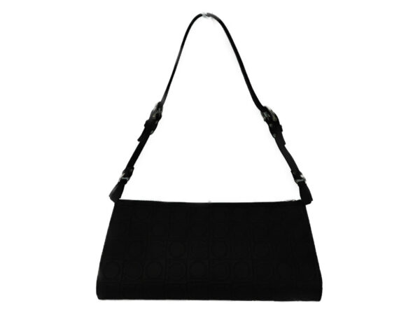 imgrc0082760801 Salvatore Ferragamo Gancini Accessory Pouch Bag Black