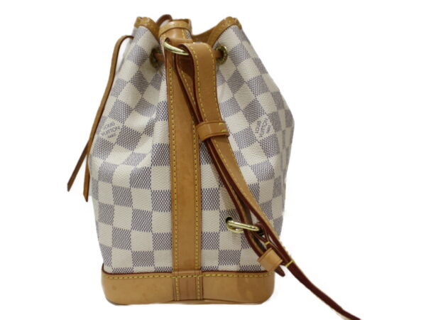 imgrc0082763518 Louis Vuitton Noe BB Damier Azur Shoulder Bag White