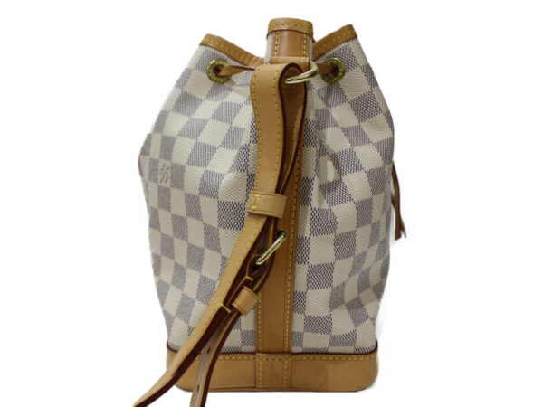 imgrc0082763519 Louis Vuitton Noe BB Damier Azur Shoulder Bag White