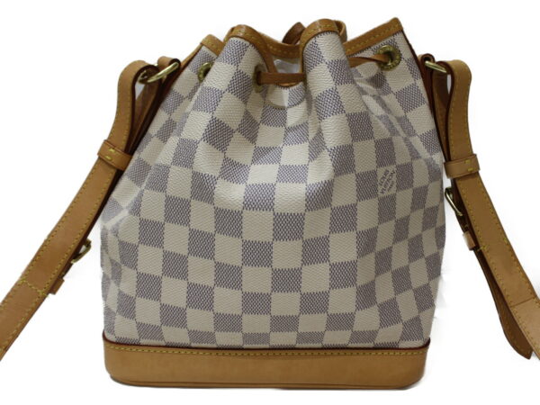 imgrc0082763520 Louis Vuitton Noe BB Damier Azur Shoulder Bag White