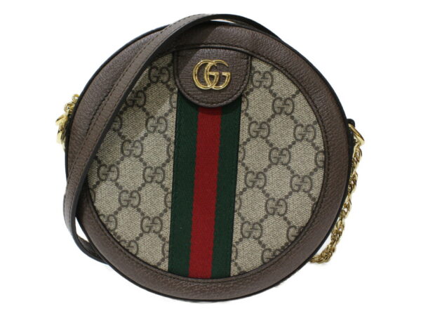 imgrc0082813276 Gucci Ophidia GG Supreme Canvas Shoulder Bag Beige Brown