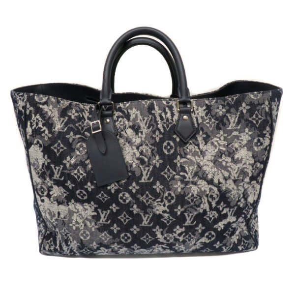 imgrc0082826773 Louis Vuitton Grand Sac Monogram Tapestry Denim Tote Bag