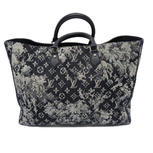 imgrc0082826777 Louis Vuitton Grand Sac Monogram Tapestry Denim Tote Bag