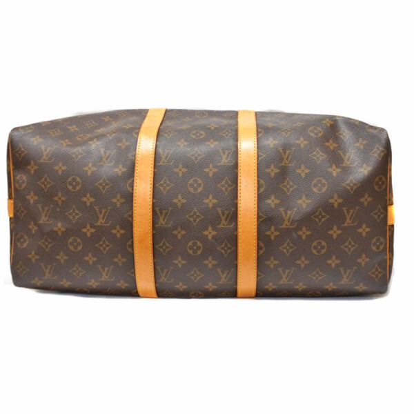 imgrc0082901170 Louis Vuitton Keepall Bandouliere 50 Travel Bag Canvas Brown