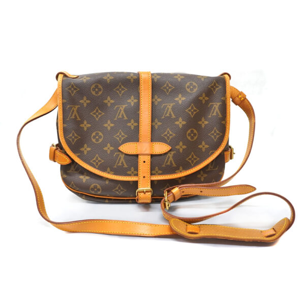 imgrc0082903183 Louis Vuitton Saumur 30 Crossbody Bag Canvas Brown