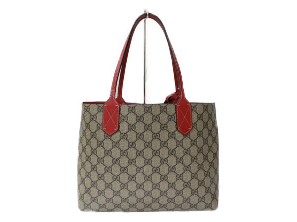 imgrc0083003564 Gucci Reversible GG Canvas Leather Tote Bag Beige Red