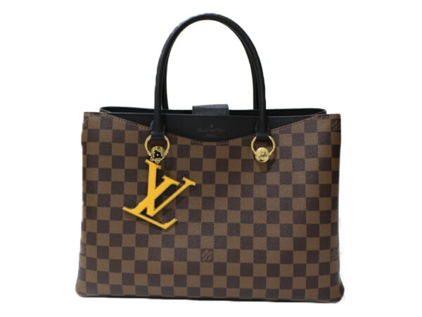 imgrc0083113503 Louis Vuitton LV Riverside Damier Taurillon Handbag Noir Black