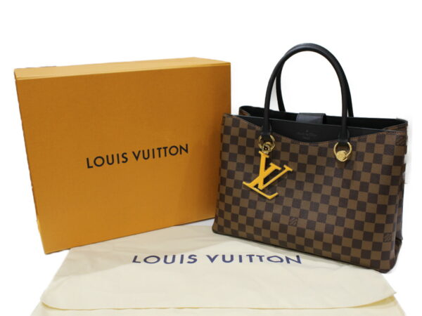 imgrc0083113521 Louis Vuitton LV Riverside Damier Taurillon Handbag Noir Black