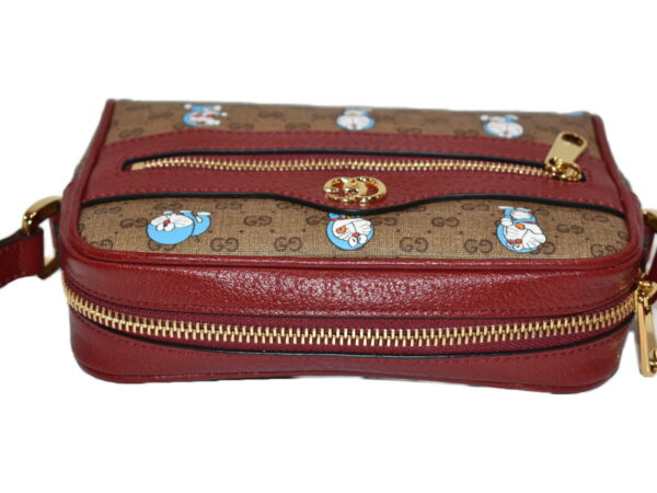 imgrc0083335718 Gucci Doraemon Mini Bag Leather Brown Wine Red