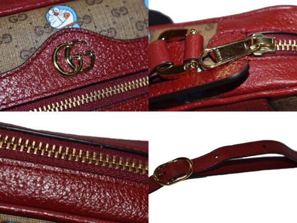 imgrc0083335722 Gucci Doraemon Mini Bag Leather Brown Wine Red