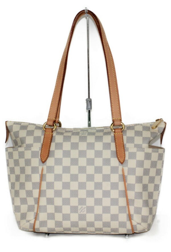 imgrc0083344427 Louis Vuitton Totally PM Damier Azur Tote Bag White Gray