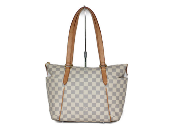 imgrc0083344428 Louis Vuitton Totally PM Damier Azur Tote Bag White Gray