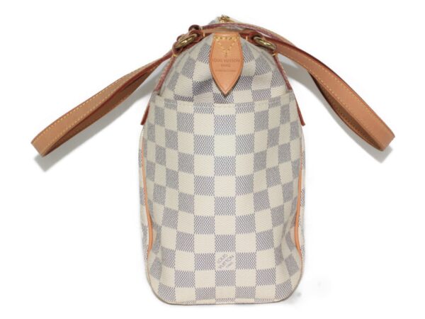 imgrc0083344430 Louis Vuitton Totally PM Damier Azur Tote Bag White Gray