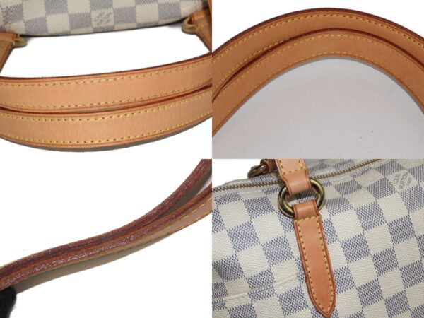 imgrc0083344440 Louis Vuitton Totally PM Damier Azur Tote Bag White Gray