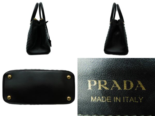 imgrc0083620568 Prada Diagram Mini Handbag Leather Black