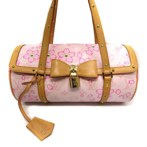 imgrc0083698100 Louis Vuitton Papillon Monogram Cherry Blossom Pink Rose Handbag