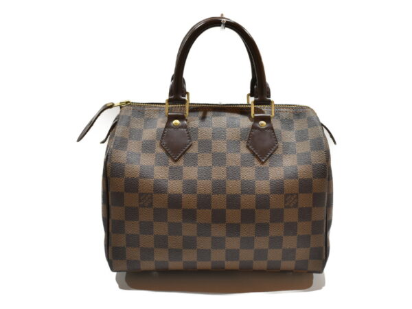 imgrc0083719877 Louis Vuitton Speedy 25 Damier Canvas Handbag Brown