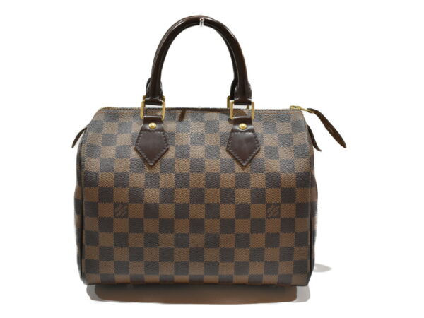 imgrc0083719878 Louis Vuitton Speedy 25 Damier Canvas Handbag Brown