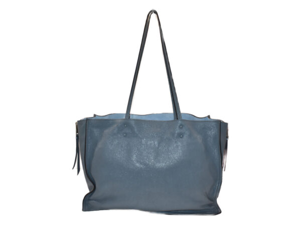 imgrc0083735067 Prada Etiquette Tote Bag Leather Dull Blue