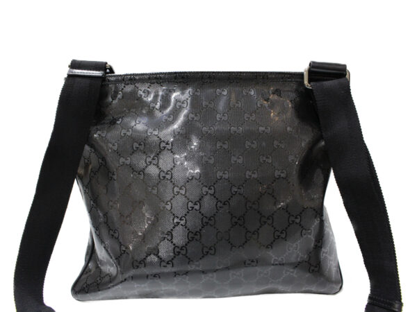 imgrc0083737933 Gucci GG Leather Messenger Bag Black