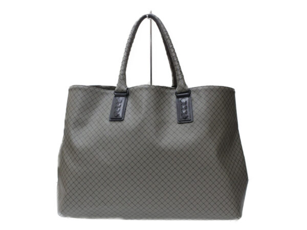 imgrc0083796384 Bottega Veneta Intreccio Jet Tote Bag Leather Gray