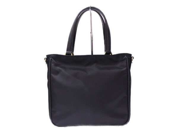 imgrc0083806764 Prada Tote Bag Nylon Leather Black