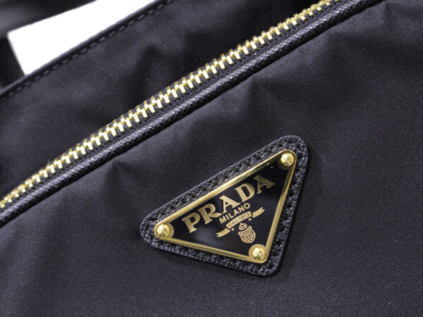 imgrc0083806772 Prada Tote Bag Nylon Leather Black