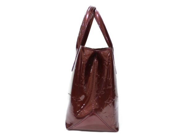 imgrc0083823965 Louis Vuitton Wilshire PM Vernis Handbag Rouge Fauvist Wine Red