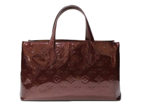 imgrc0083823967 Louis Vuitton Wilshire PM Vernis Handbag Rouge Fauvist Wine Red