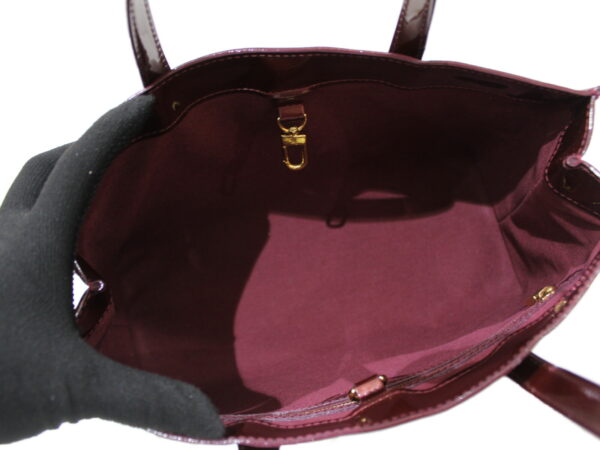 imgrc0083823973 Louis Vuitton Wilshire PM Vernis Handbag Rouge Fauvist Wine Red