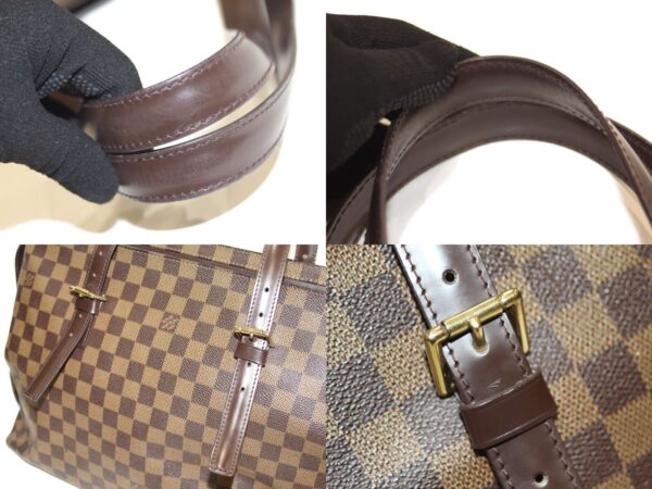 imgrc0083901376 Louis Vuitton Chelsea Damier Ebene Tote Bag Brown