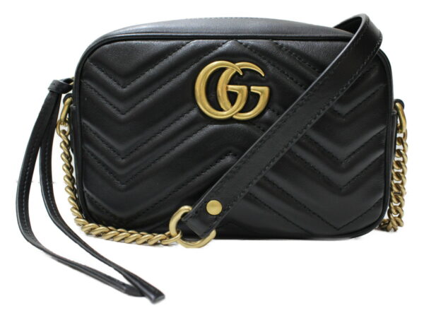 imgrc0083932962 Gucci GG Marmont Quilted Leather Mini Bag Black