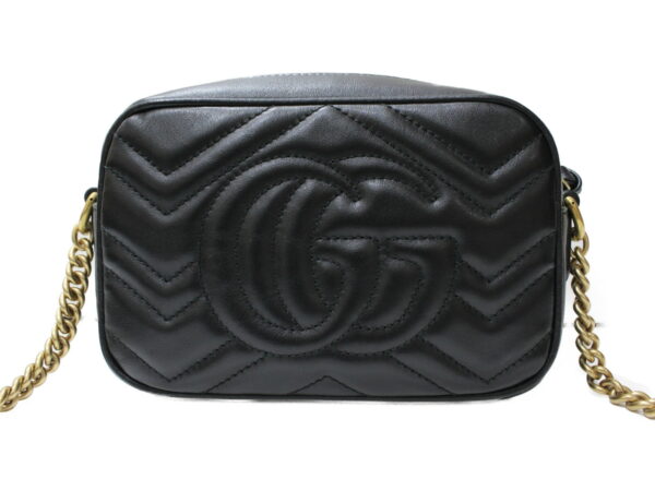 imgrc0083932965 Gucci GG Marmont Quilted Leather Mini Bag Black