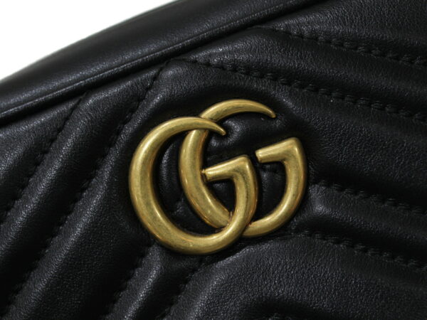 imgrc0083932971 Gucci GG Marmont Quilted Leather Mini Bag Black