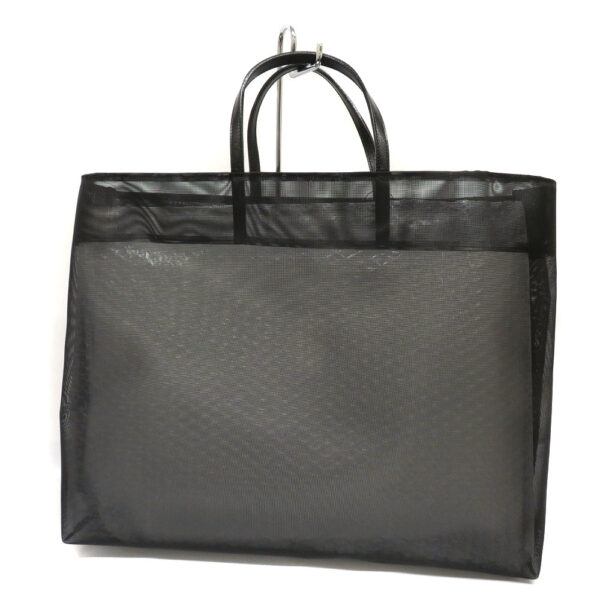 imgrc0084432811 Fendi Tote Bag Mesh Canvas Black