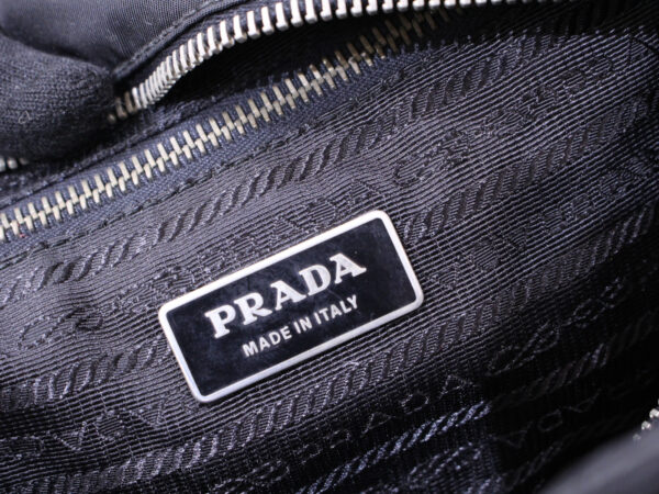 imgrc0084522719 Prada 2WAY Bag Nylon Leather Shoulder Bag Black