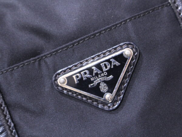 imgrc0084522759 Prada 2WAY Bag Nylon Leather Shoulder Bag Black