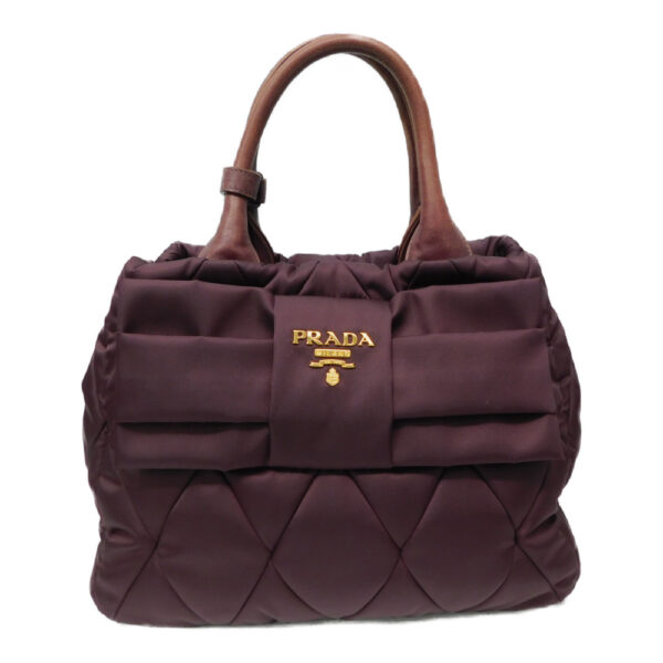 imgrc0084546158 Prada 2WAY Handbag Shoulder Bag Leather Bordeaux