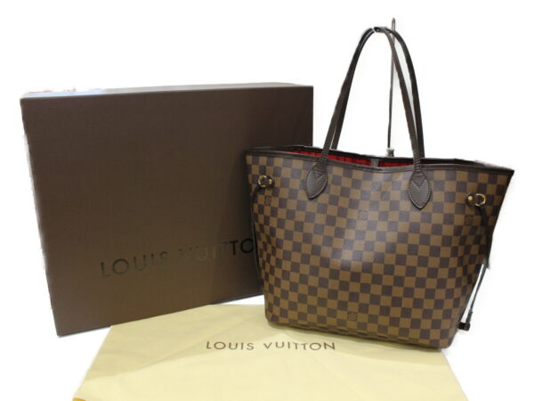 imgrc0084546232 Louis Vuitton Neverfull MM Damier Red Tote Bag