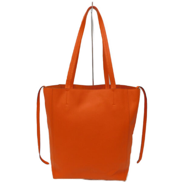 imgrc0084559937 Celine Hippo Phantom Leather Tote Bag Bright Orange