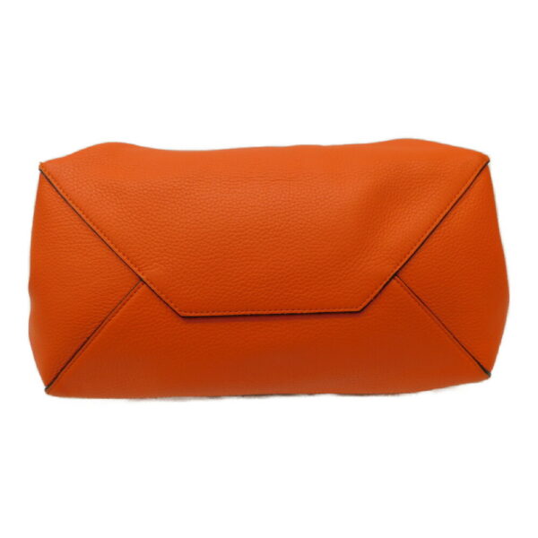 imgrc0084559939 Celine Hippo Phantom Leather Tote Bag Bright Orange