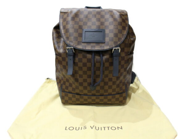 imgrc0084998638 Louis Vuitton Runner Damier Rucksack Blue