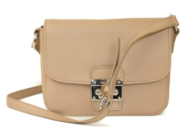 imgrc0085010140 Miu Miu Shoulder Bag Leather Beige